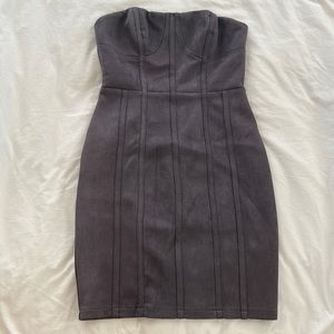 Corset strapless dress